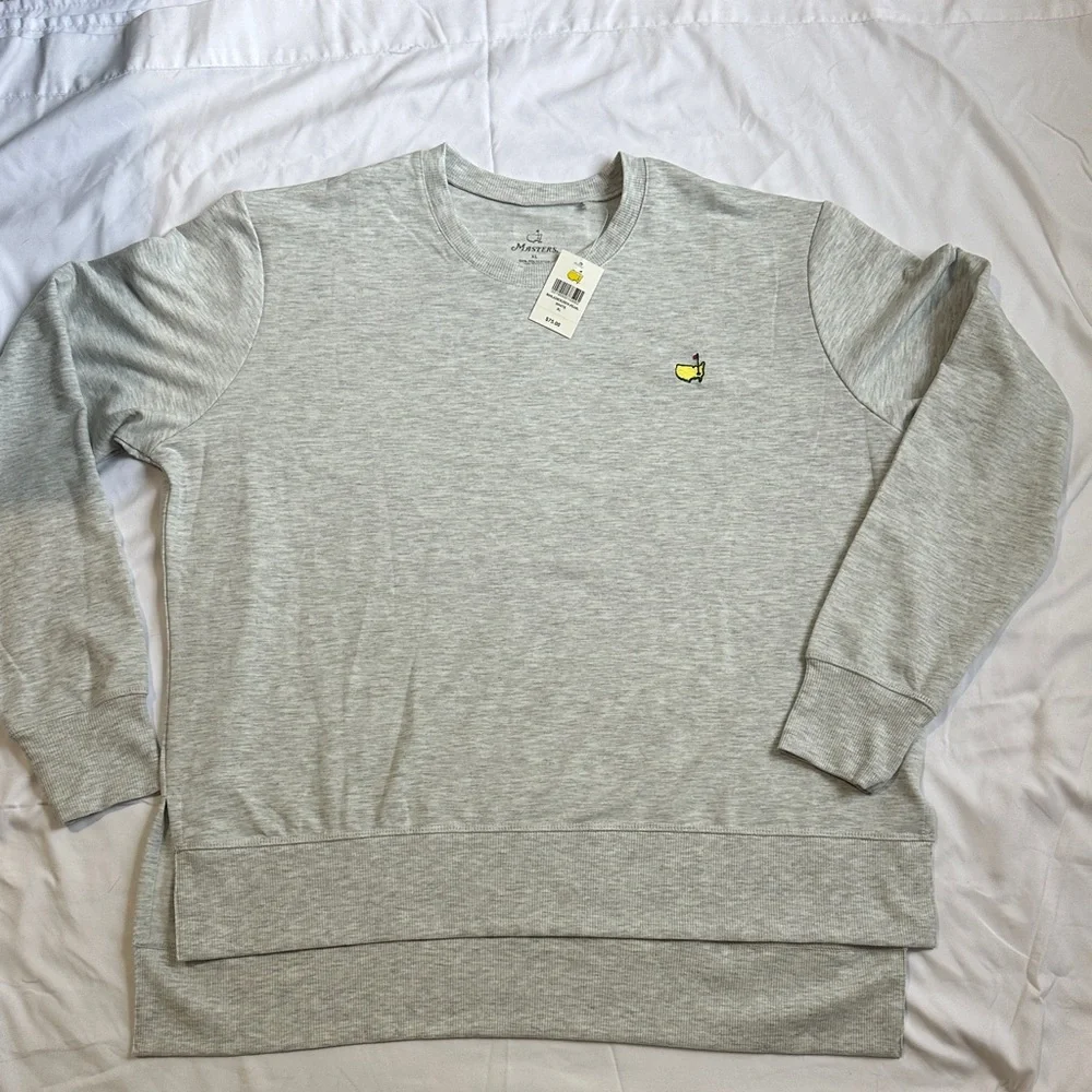 Masters Light Gray Crewneck Swestshirt - Picture 1 of 4